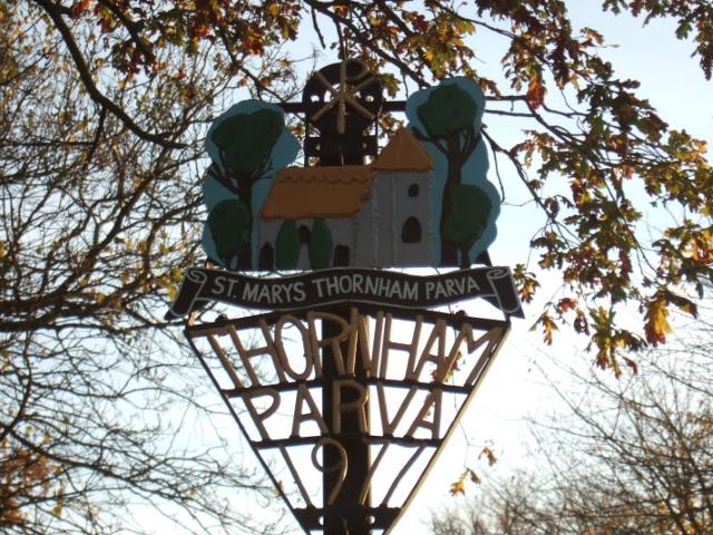 Thornham Parva Village Sign